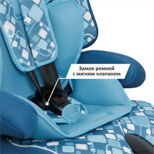 Siger Детское автокресло Art Прайм Isofix группа 1-2-3 (Геометрия)