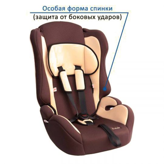 Zlatek Детское автокресло Atlantic группа 1-2-3 (Коричнево-бежевый) Zlatek Детское автокресло Atlantic группа 1-2-3 (Коричнево-бежевый)