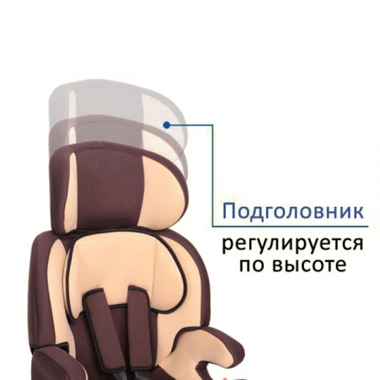 Zlatek Детское автокресло Fregat группа 1-2-3 (Коричнево-бежевый)