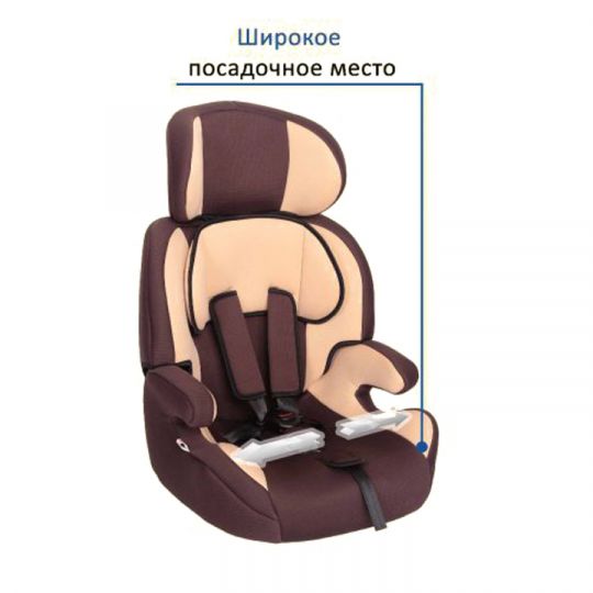 Zlatek Детское автокресло Fregat группа 1-2-3 (Коричнево-бежевый)