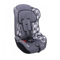 Zlatek Детское автокресло Atlantic PRINT Модерн группа 1-2-3 (Серо-черный)
