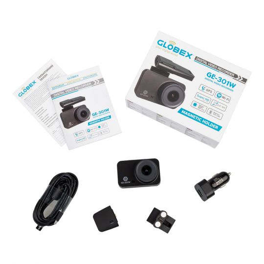 Globex GE-301w Автомобильный видеорегистратор Globex GE-301w Автомобильный видеорегистратор