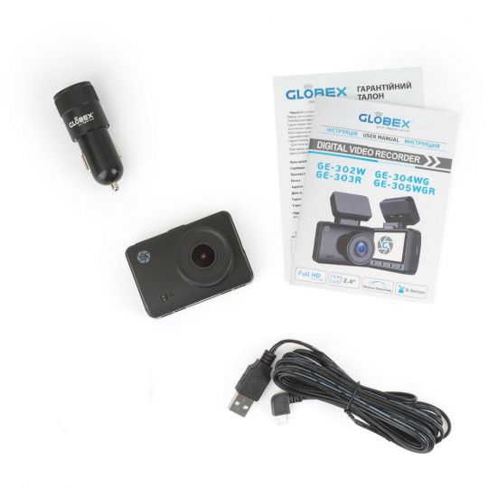 Globex GE-302w (WiFi) Автомобильный видеорегистратор Globex GE-302w (WiFi) Автомобильный видеорегистратор