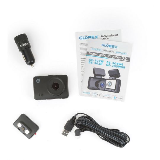 Globex GE-304wg (WiFi+GPS) Автомобильный видеорегистратор Globex GE-304wg (WiFi+GPS) Автомобильный видеорегистратор