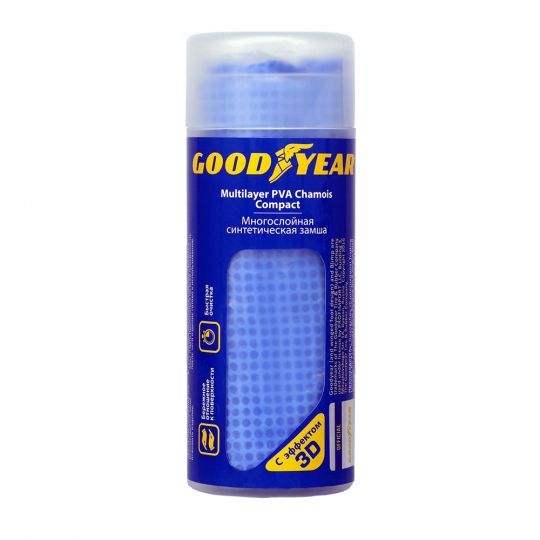 GOODYEAR Синтетическая замша с тиснением, в тубе (Compact, 43x32 см) GOODYEAR Синтетическая замша с тиснением, в тубе (Compact, 43x32 см)
