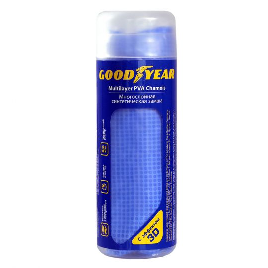 GOODYEAR Синтетическая замша с тиснением, в тубе (43x64 см) GOODYEAR Синтетическая замша с тиснением, в тубе (43x64 см)