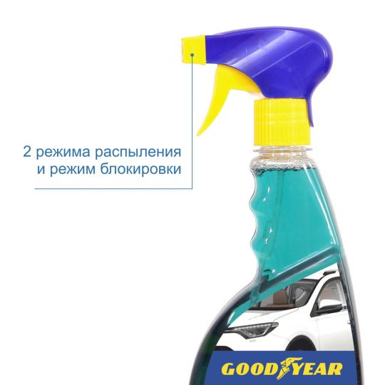GOODYEAR Очиститель следов насекомых и древесных почек (триггер, 500 мл) GOODYEAR Очиститель следов насекомых и древесных почек (триггер, 500 мл)