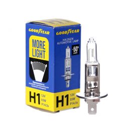 GOODYEAR Лампа автомобильная галогенная H1 12V 55W P14.5s More Light