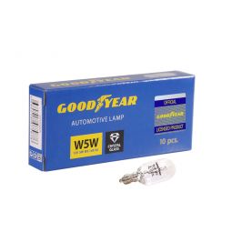 GOODYEAR Лампа накаливания автомобильная W5W 12V 5W W2.1x9.5d (коробка: 10 шт.) GOODYEAR Лампа накаливания автомобильная W5W 12V 5W W2.1x9.5d (коробка: 10 шт.)