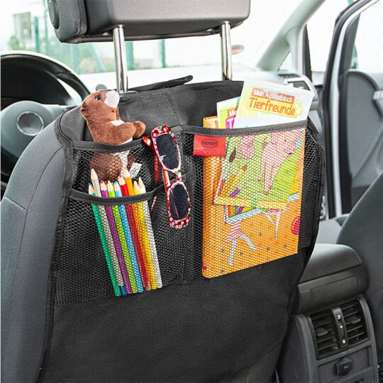 Heyner Захисна накидка на спинку сидіння KickMatOrganizer PRO, чорна, 799210