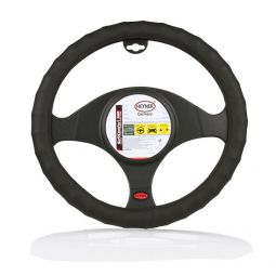 Премиум чехол (оплетка) руля "Soft Comfort PRO" Heyner, черный, 37-39cm, размер M (Германия)