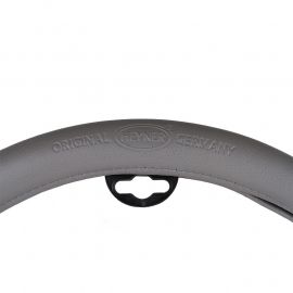 Премиум чехол (оплетка) руля "Soft Comfort PRO" Heyner, серый, 37-39cm, размер M (Германия)