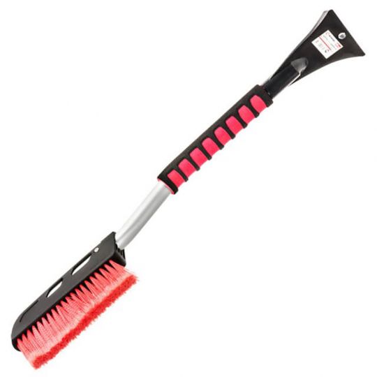 INTERTOOL Щетка со скребком AT-0117 для удаления снега и льда 66 см