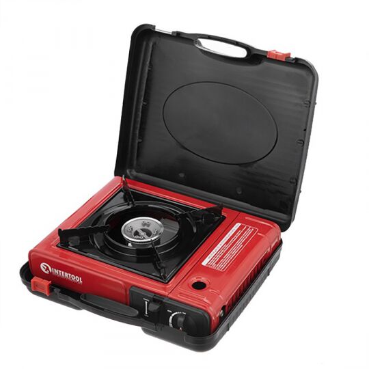 INTERTOOL Плита туристическая (под баллон 450ml/220g + штуцер для шланга) gs-0001 INTERTOOL Плита туристическая (под баллон 450ml/220g + штуцер для шланга) gs-0001