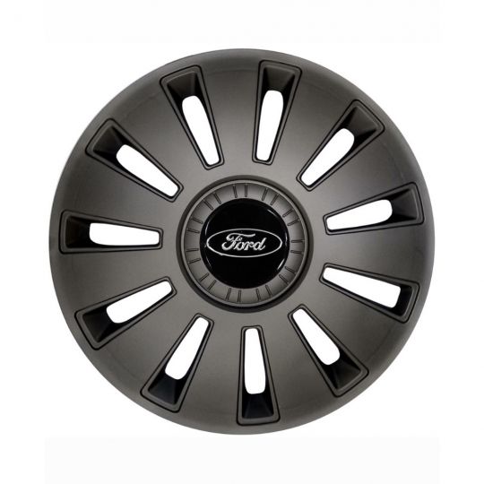 Kenguru Колпаки для колес Rex Ford Графит R16" (Комплект 4 шт.) Kenguru Колпаки для колес Rex Ford Графит R16" (Комплект 4 шт.)