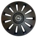 Kenguru Колпаки для колес Rex Opel Черный R15 (Комплект 4 шт.)