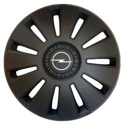 Kenguru Колпаки для колес Rex Opel Черный R14 (Комплект 4 шт.)