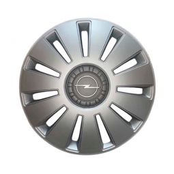 Kenguru Колпаки для колес Rex Opel Серые R14 (Комплект 4 шт.)