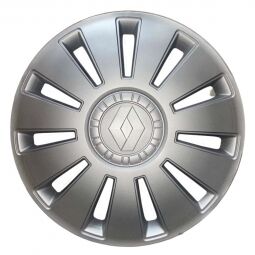 Kenguru Колпаки для колес Rex Renault Серые R16" (Комплект 4 шт.)