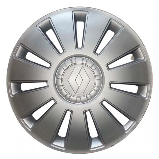 Kenguru Колпаки для колес Rex Renault Серые R16" (Комплект 4 шт.)