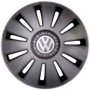 Kenguru Колпаки для колес Rex Volkswagen Графитовые R16" (Комплект 4 шт.)