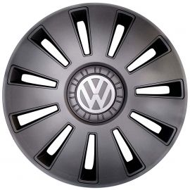 Kenguru Колпаки для колес Rex Volkswagen Графитовые R16" (Комплект 4 шт.)