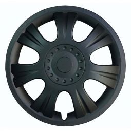 Kenguru Колпаки для колес URAN Черный R14" (Комплект 4 шт.)