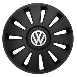 Kenguru Колпаки для колес Rex Volkswagen Черные R15" (Комплект 4 шт.)