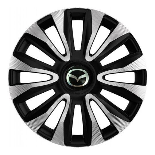 Колпаки 4Racing Avalon Carbon Silver&Black R14 Mazda (Комплект 4 шт.) Колпаки 4Racing Avalon Carbon Silver&Black R14 Mazda (Комплект 4 шт.)