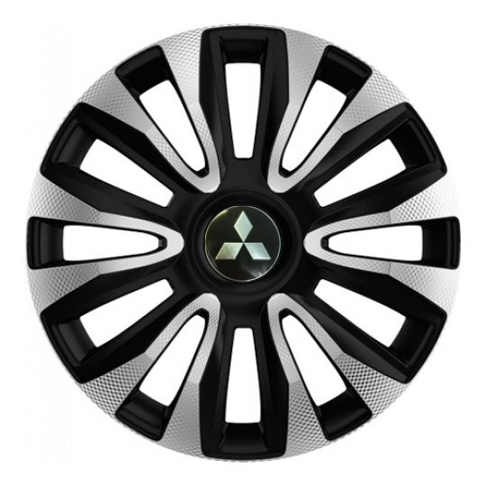 Колпаки 4Racing Avalon Carbon Silver&Black R14 Mitsubishi (Комплект 4 шт.) Колпаки 4Racing Avalon Carbon Silver&Black R14 Mitsubishi (Комплект 4 шт.)
