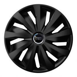 4 RACING Grip Pro Black R16 Колпаки для колес с логотипом Audi (Комплект 4 шт.)