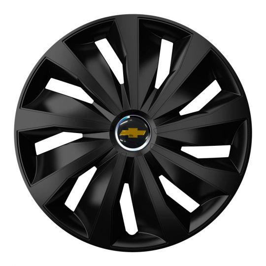 Колпаки 4Racing Grip Pro Black R14 Chevrolet (Комплект 4 шт.) Колпаки 4Racing Grip Pro Black R14 Chevrolet (Комплект 4 шт.)