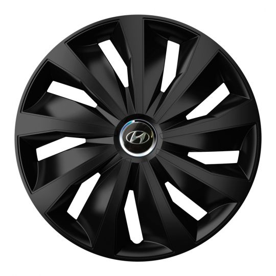 Колпаки 4Racing Grip Pro Black R15 Hyundai (Комплект 4 шт.) Колпаки 4Racing Grip Pro Black R15 Hyundai (Комплект 4 шт.)