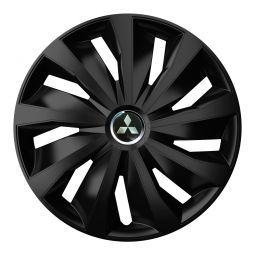 Колпаки 4Racing Grip Pro Black R15 Mitsubishi (Комплект 4 шт.) Колпаки 4Racing Grip Pro Black R15 Mitsubishi (Комплект 4 шт.)