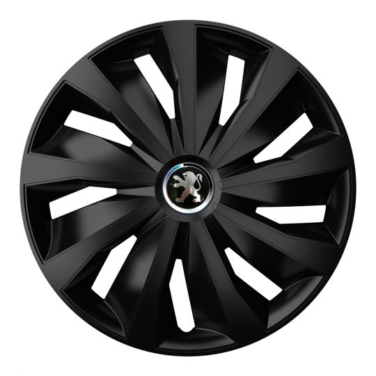 Колпаки 4Racing Grip Pro Black R14 Peugeot (Комплект 4 шт.) Колпаки 4Racing Grip Pro Black R14 Peugeot (Комплект 4 шт.)