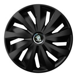 Колпаки 4Racing Grip Pro Black R14 Skoda (Комплект 4 шт.) Колпаки 4Racing Grip Pro Black R14 Skoda (Комплект 4 шт.)