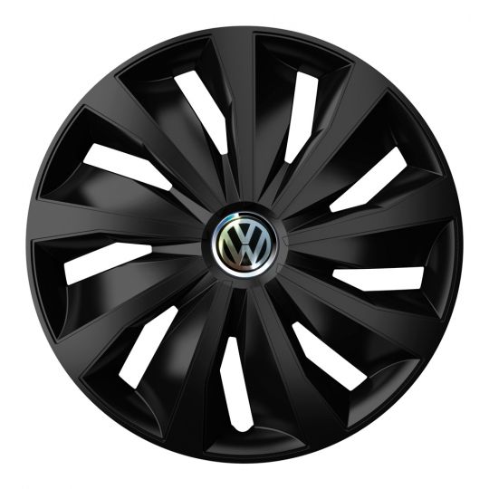 Колпаки 4Racing Grip Pro Black R14 Volkswagen (Комплект 4 шт.) Колпаки 4Racing Grip Pro Black R14 Volkswagen (Комплект 4 шт.)