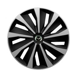 Колпаки 4Racing Grip Silver&Black R16 Mazda (Комплект 4 шт.) Колпаки 4Racing Grip Silver&Black R16 Mazda (Комплект 4 шт.)