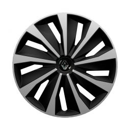 Колпаки 4Racing Grip Silver&Black R16 Renault (Комплект 4 шт.) Колпаки 4Racing Grip Silver&Black R16 Renault (Комплект 4 шт.)