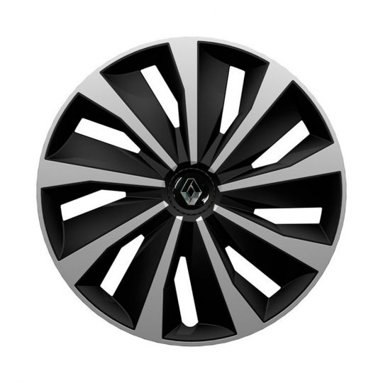 Колпаки 4Racing Grip Silver&Black R13 Renault (Комплект 4 шт.) Колпаки 4Racing Grip Silver&Black R13 Renault (Комплект 4 шт.)