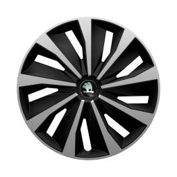 Колпаки 4Racing Grip Silver&Black R16 Skoda (Комплект 4 шт.) Колпаки 4Racing Grip Silver&Black R16 Skoda (Комплект 4 шт.)