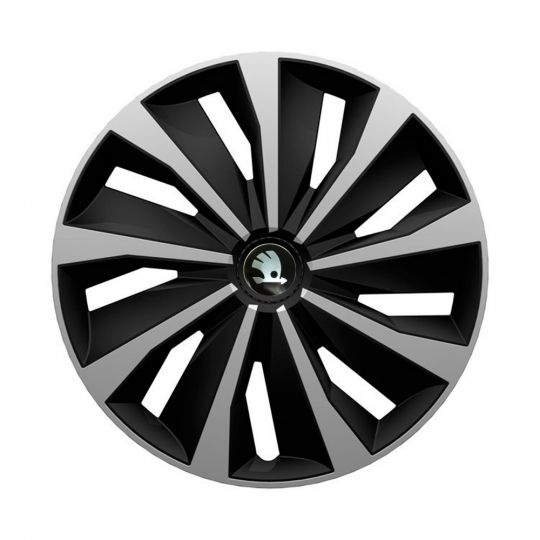 Колпаки 4Racing Grip Silver&Black R13 Skoda (Комплект 4 шт.) Колпаки 4Racing Grip Silver&Black R13 Skoda (Комплект 4 шт.)