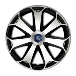 Колпаки 4Racing Mega Silver&Black R13 Ford (Комплект 4 шт.) Колпаки 4Racing Mega Silver&Black R13 Ford (Комплект 4 шт.)