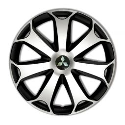 Колпаки 4Racing Mega Silver&Black R16 Mitsubishi (Комплект 4 шт.) Колпаки 4Racing Mega Silver&Black R16 Mitsubishi (Комплект 4 шт.)