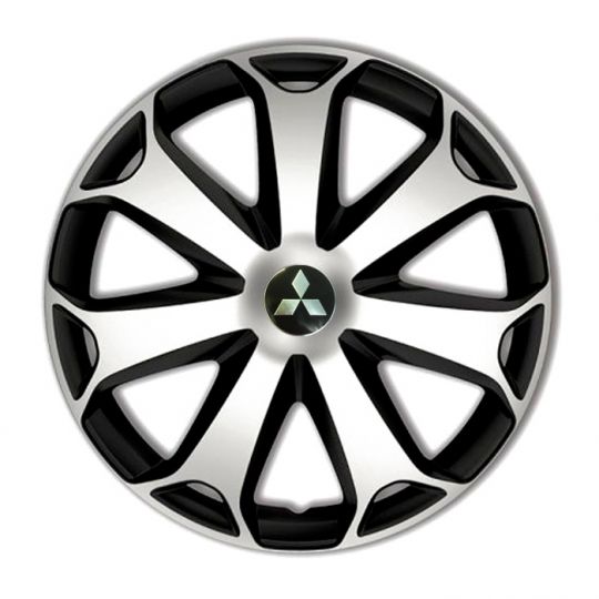 Колпаки 4Racing Mega Silver&Black R16 Mitsubishi (Комплект 4 шт.) Колпаки 4Racing Mega Silver&Black R16 Mitsubishi (Комплект 4 шт.)