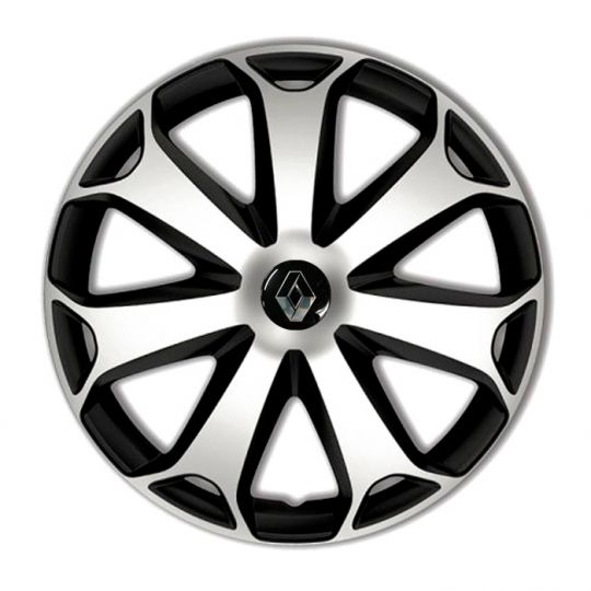 Колпаки 4Racing Mega Silver&Black R16 Renault (Комплект 4 шт.) Колпаки 4Racing Mega Silver&Black R16 Renault (Комплект 4 шт.)