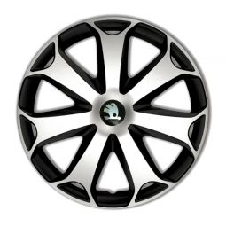 Колпаки 4Racing Mega Silver&Black R16 Skoda (Комплект 4 шт.) Колпаки 4Racing Mega Silver&Black R16 Skoda (Комплект 4 шт.)