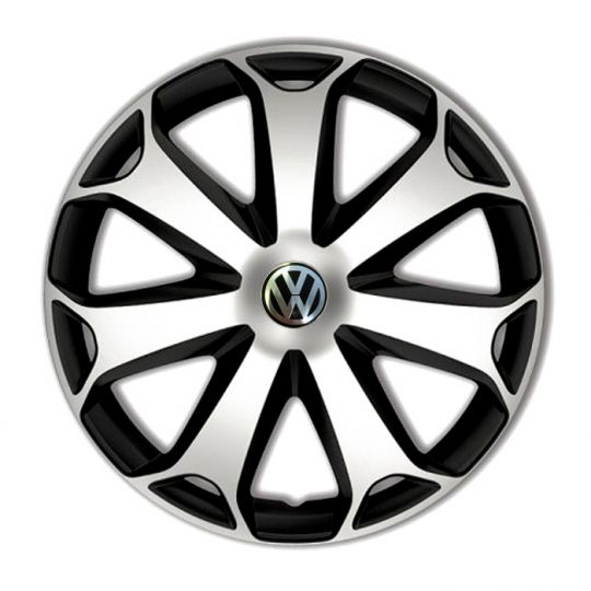 Колпаки 4Racing Mega Silver&Black R14 Volkswagen (Комплект 4 шт.) Колпаки 4Racing Mega Silver&Black R14 Volkswagen (Комплект 4 шт.)