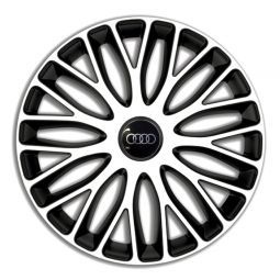 Колпаки 4Racing Mugello White&Black R13 Audi (Комплект 4 шт.) Колпаки 4Racing Mugello White&Black R13 Audi (Комплект 4 шт.)