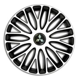 Колпаки 4Racing Mugello White&Black R13 Mitsubishi (Комплект 4 шт.) Колпаки 4Racing Mugello White&Black R13 Mitsubishi (Комплект 4 шт.)
